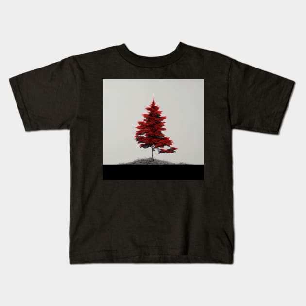 Spruce tree Kids T-Shirt by ComicsFactory